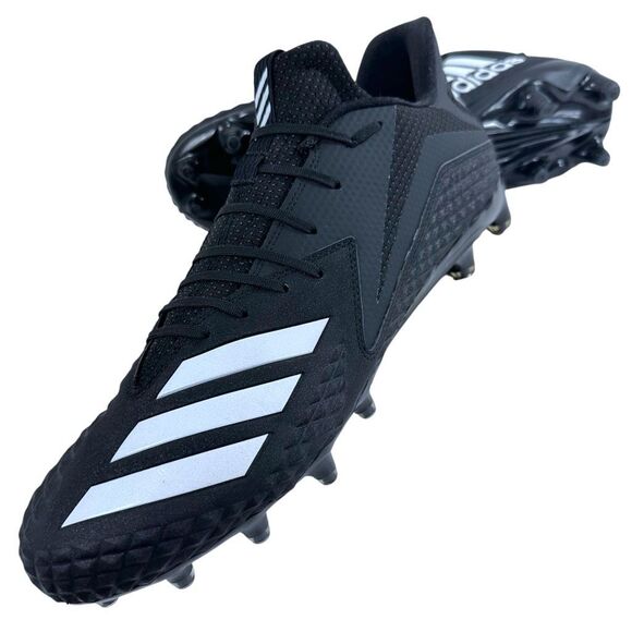 Adidas Freak x Carbon Low Football Cleats Black/Chrome Men's Sz 14 - Picture 9 of 9